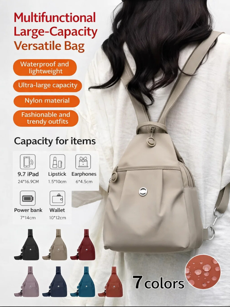 Fashion Backpack Women - Women's Lightweight Mini Backpack, Oxford Cloth
