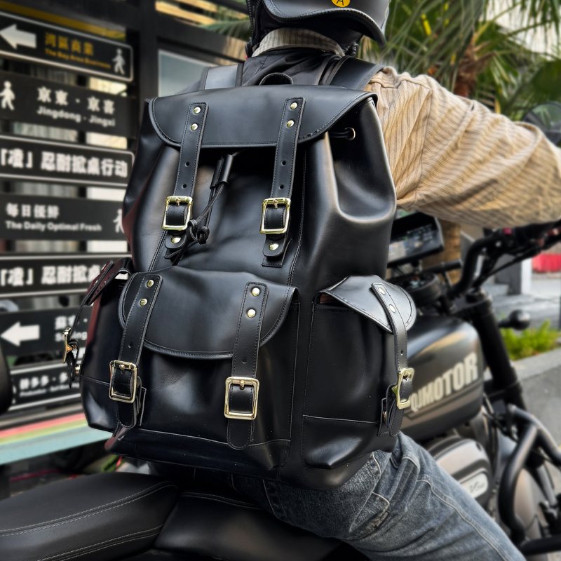 New Arrivals Leather Backpack  - Leather Backpack Vintage のレビューと価格