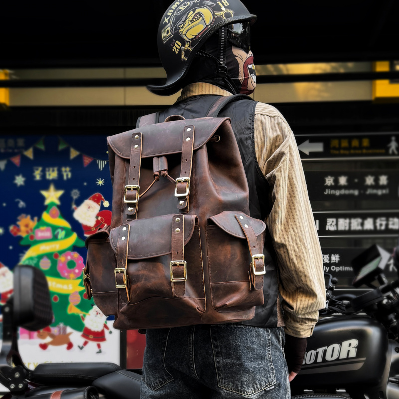 New Arrivals Leather Backpack  - Leather Backpack Vintage のレビューと価格