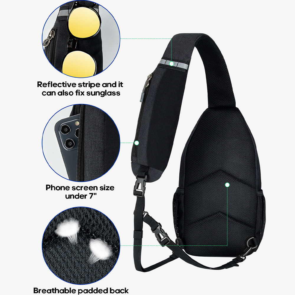 WATERFLY Crossbody Sling Bag C - Sling Backpack Shoulder のレビューと価格