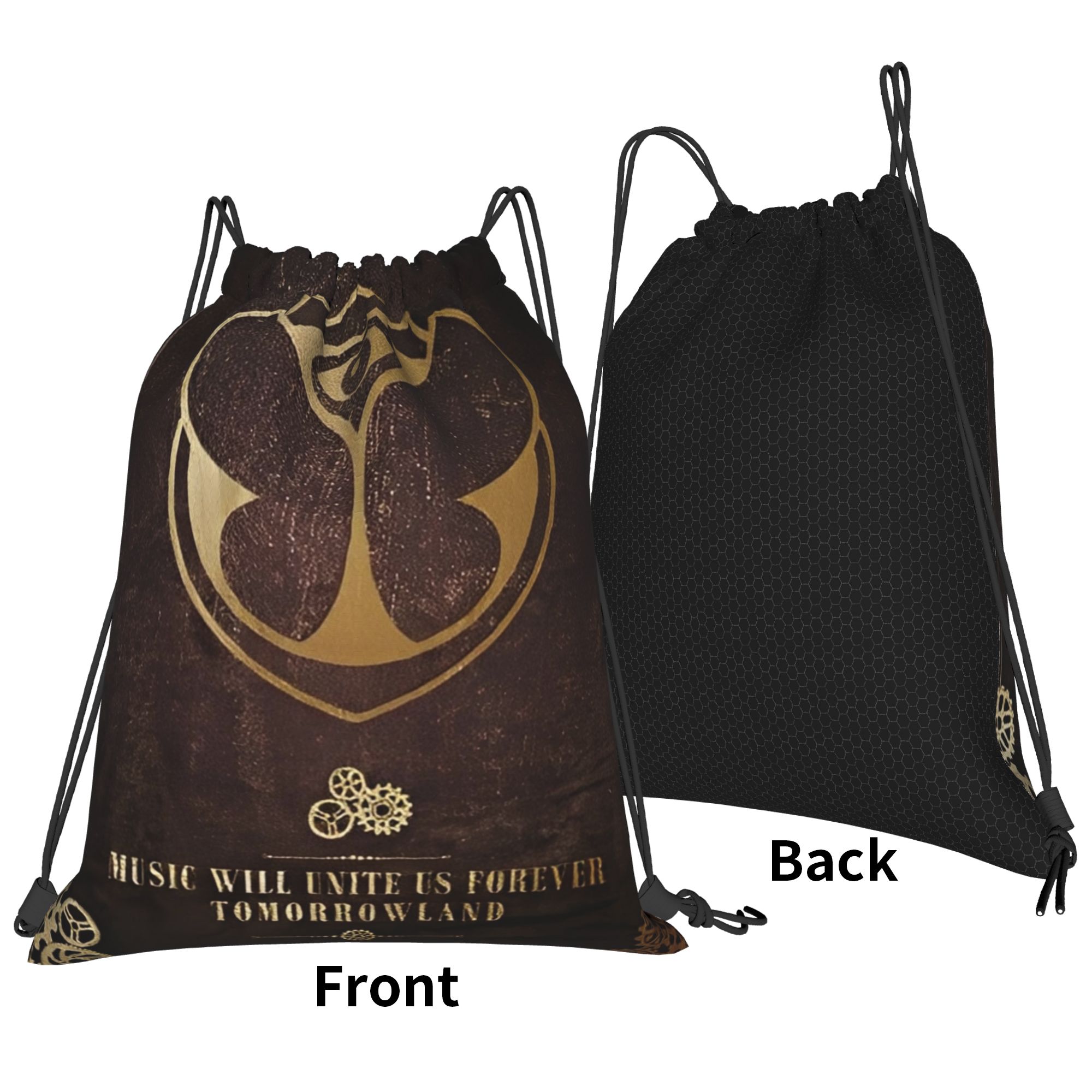Tomorrowlands  Drawstring Bags - Drawstring Gym Bag のレビューと価格
