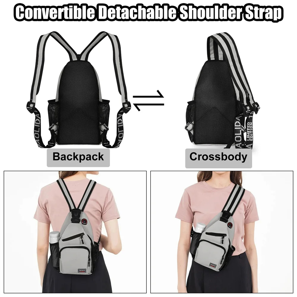 Multi-pocket Casual Chest Bag  - Sling Backpack Shoulder のレビューと価格