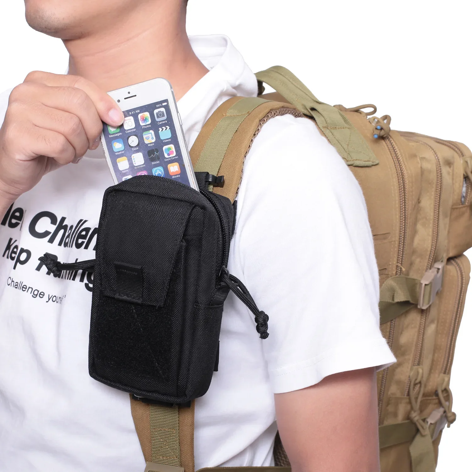 Molle Backpack Strap Bag Phone - Backpack Insert Organizer のレビューと価格