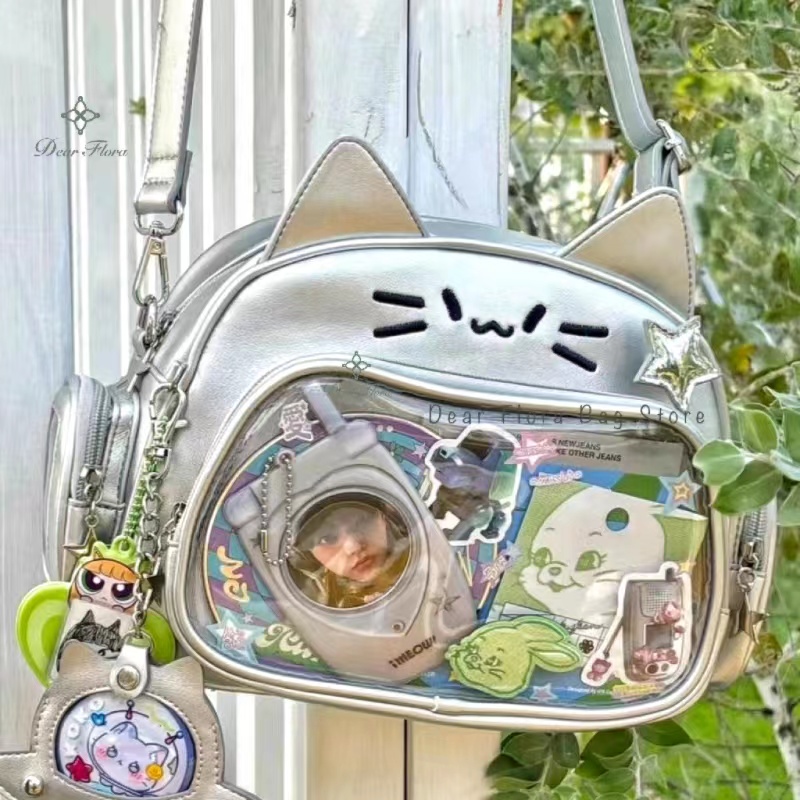 New Y2K Korean Kawaii Cat Ita  - Fashion Backpack Women のレビューと価格