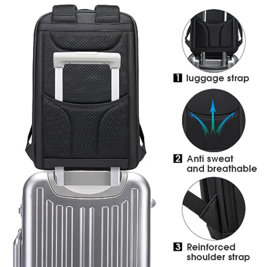 Business Smart Backpack Waterp - Laptop Backpack 15.6 のレビューと価格