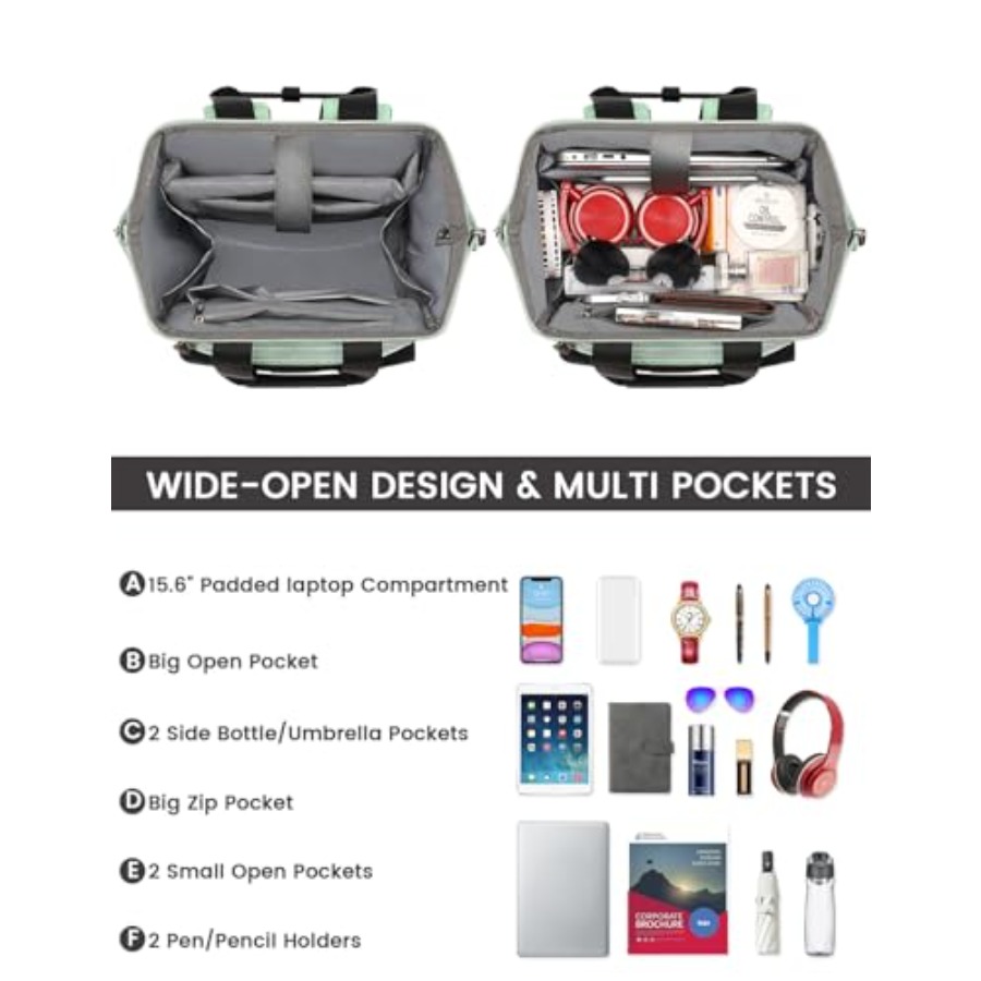 Laptop Backpack for WomenColle - Travel Backpack Anti Theft のレビューと価格