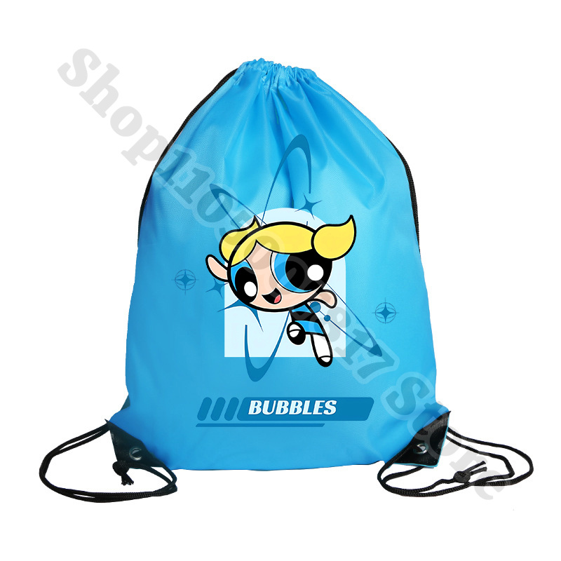 Kawaii The Powerpuffs Girls Ca - Drawstring Gym Bag のレビューと価格