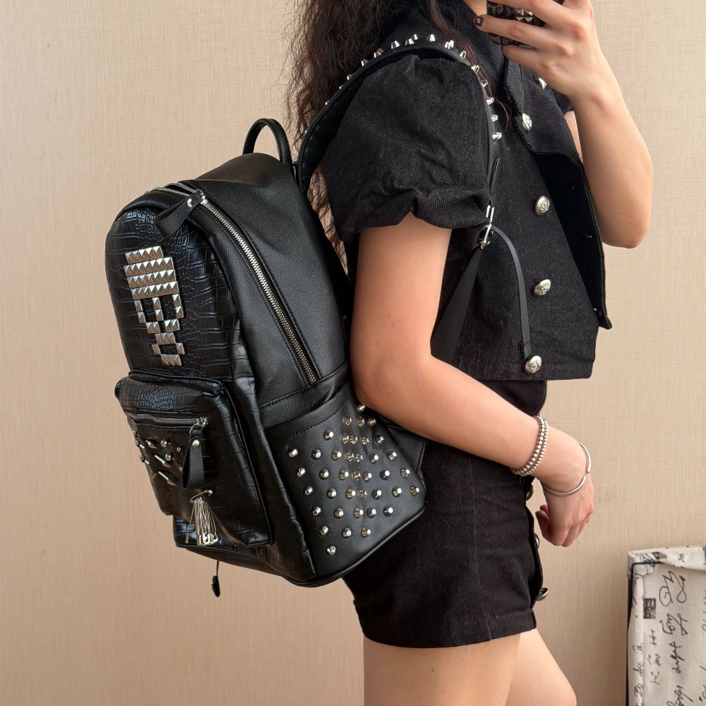 Original Black Crocodile Patte - Fashion Backpack Women のレビューと価格