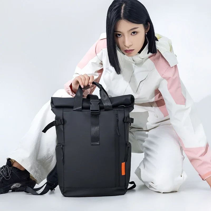 Unisex Fashionable Minimalist  - Canvas Backpack Casual のレビューと価格