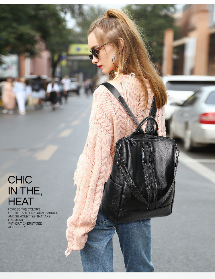 Women Soft Leather Backpack Sc - Canvas Backpack Casual のレビューと価格