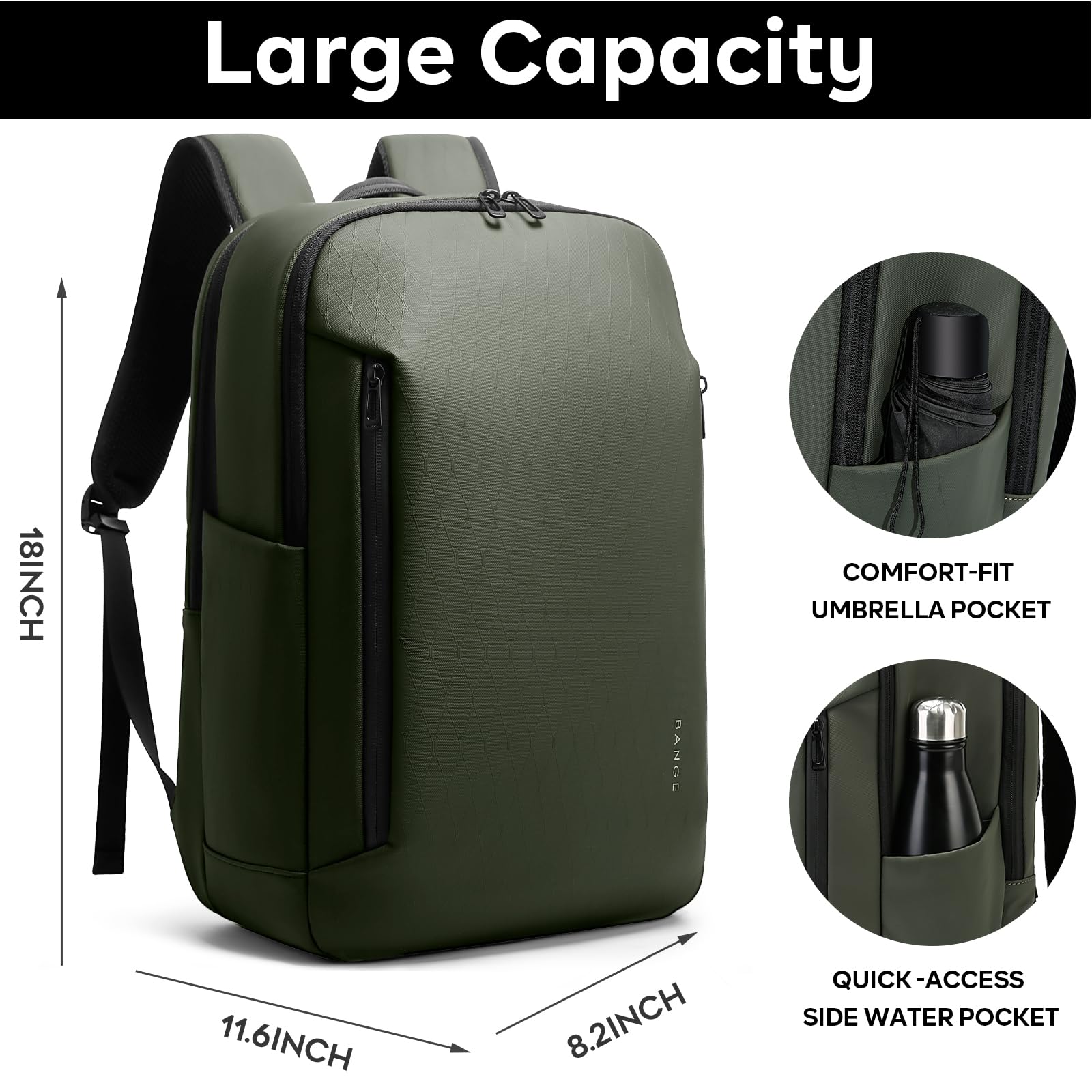 BANGE Fashion Simple Design Wo - Travel Backpack Anti Theft のレビューと価格