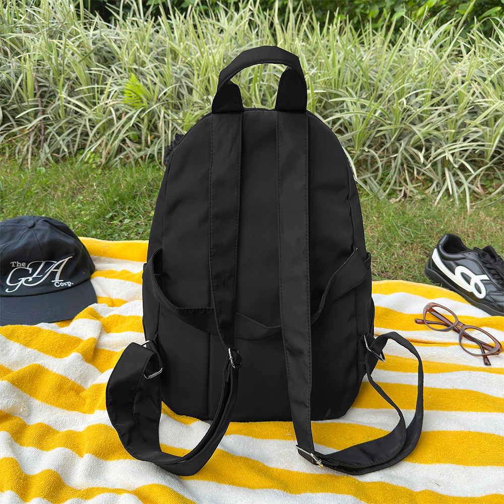Polka Dot Nylon Drawstring Bac - Canvas Backpack Casual のレビューと価格
