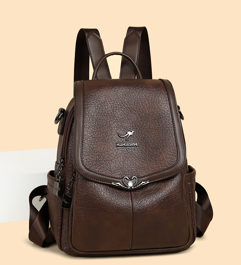2026 new Ladies Bookbag Rucksa - Leather Backpack Vintage のレビューと価格