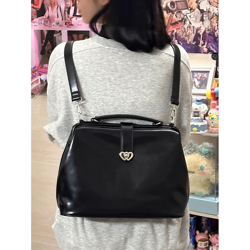 Vintage Black Y2k Mochila Wome - Leather Backpack Vintage のレビューと価格