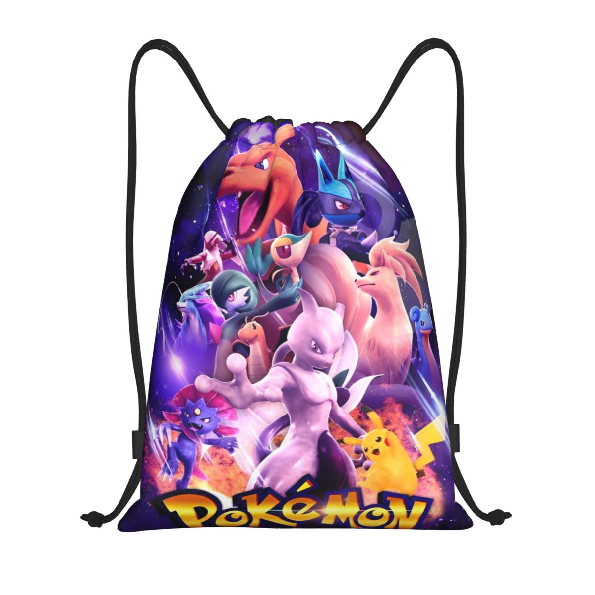 Cute Cartoon Manga Poke-Mon Ba - Drawstring Gym Bag のレビューと価格