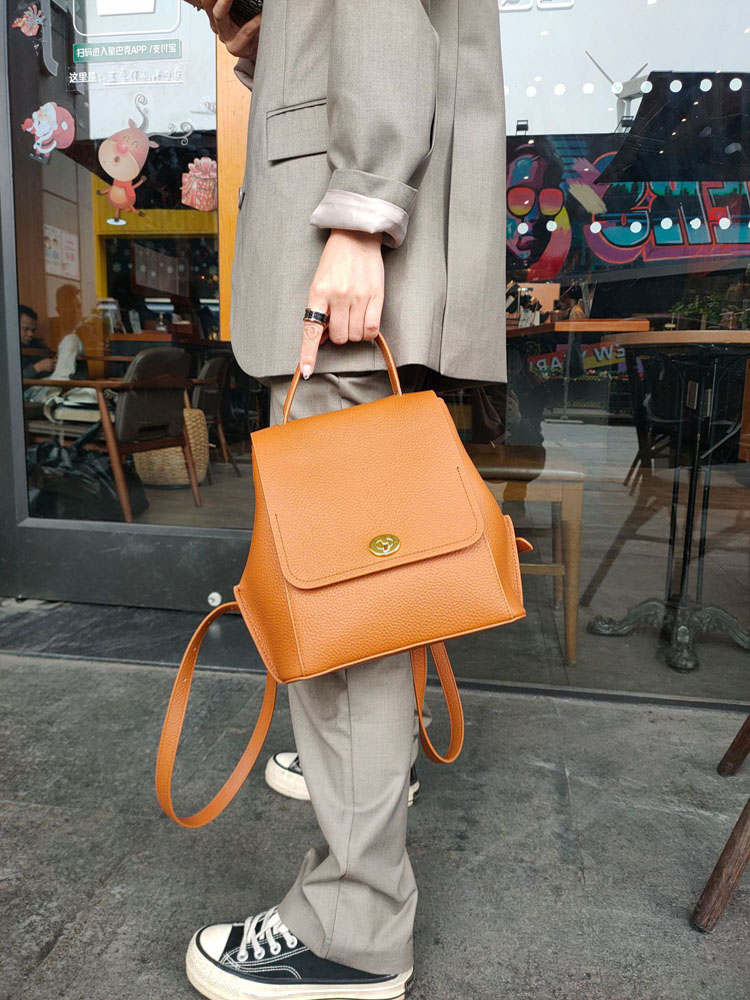 Genuine Leather Backpack Women - Leather Backpack Vintage のレビューと価格