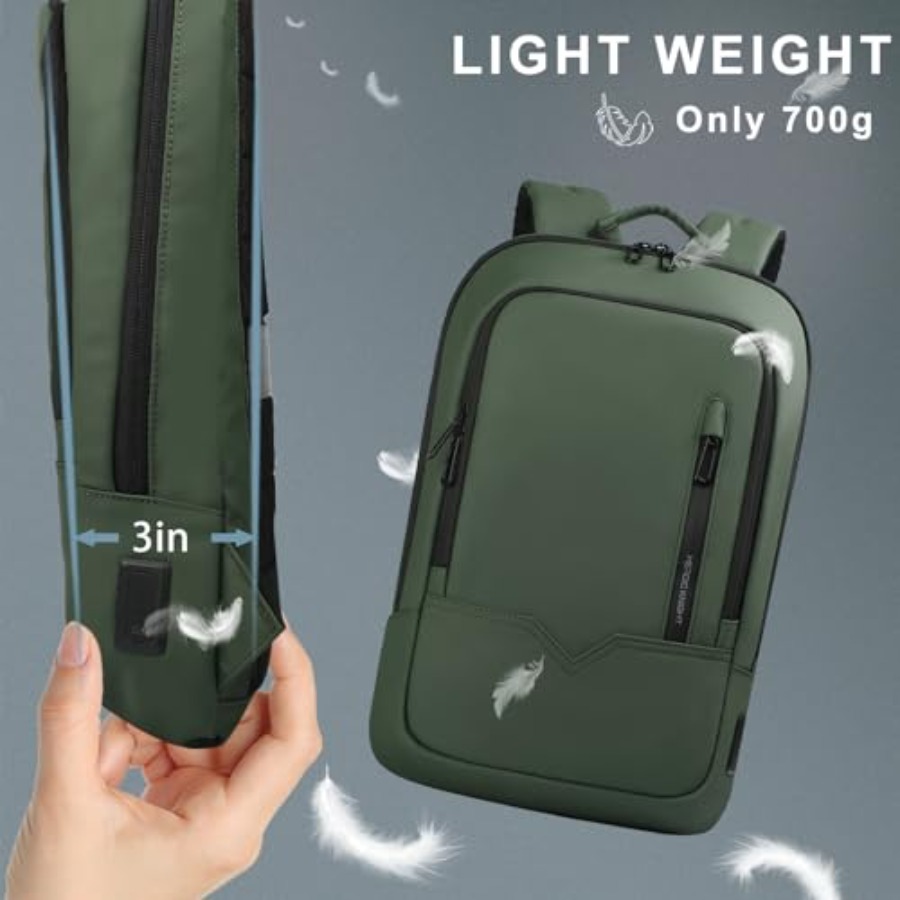 Backpack for Men Business Slim - Travel Backpack Anti Theft のレビューと価格