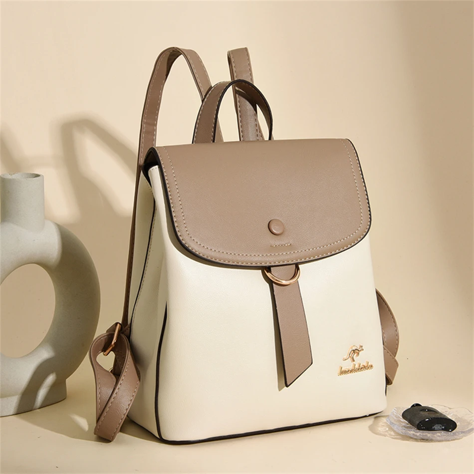 2024 High Quality Fashion Prin - Leather Backpack Vintage のレビューと価格