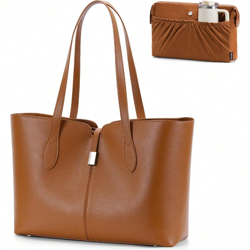 Laptop Tote Bag For Women With - Laptop Sleeve Removable のレビューと価格